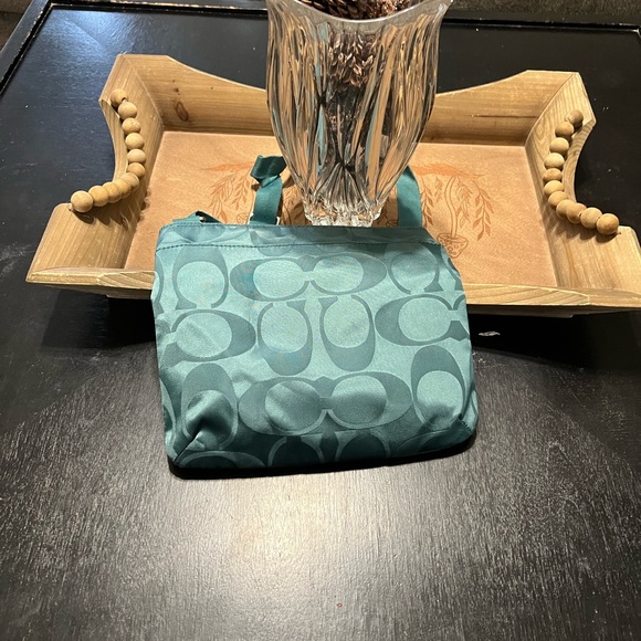 Coach Blue Crossbody Bag with Tan Interior, like new - Picture 11 of 11